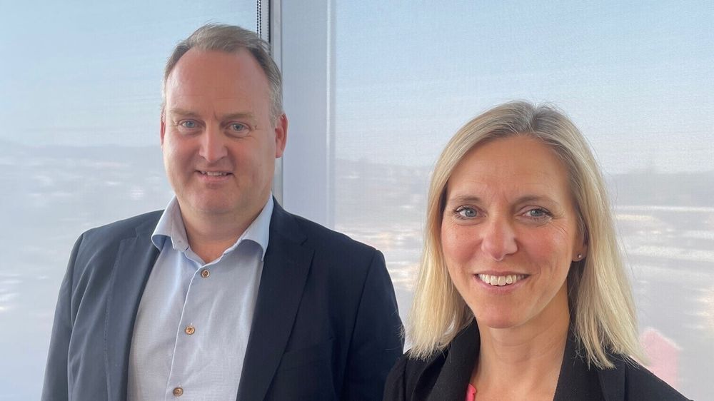 Morten Grongstad og Marianne G. Essesen, nyvalgt styreleder og styremedlem i AF Gruppen.