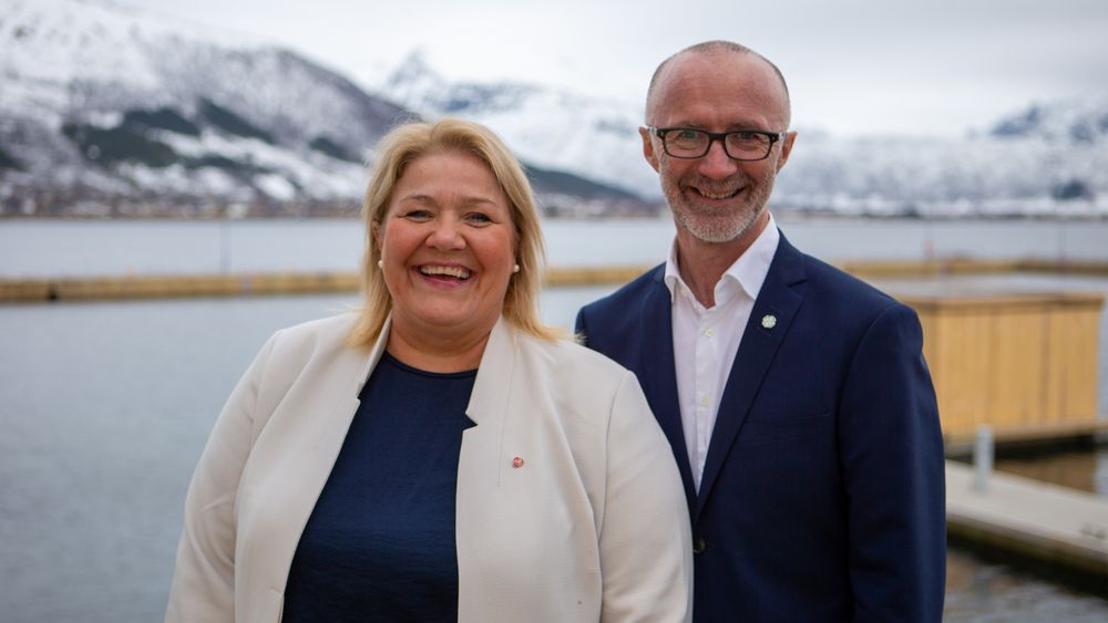 Leder og nestleder i fylkesrådet i Nordland,Elin Dahlseng Eide (Ap) og Svein Øien Eggesvik (Sp). 
