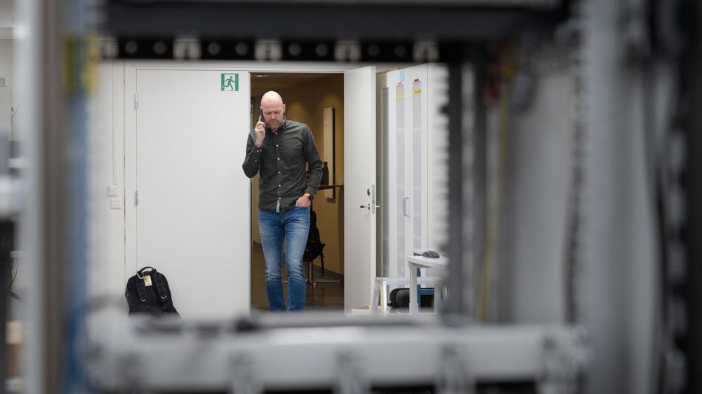 Produksjonsleder Geir Hanssen har travle dager i kjelleren hos ASN Norway.