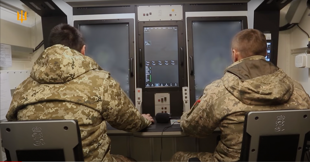 Den nyeste Nasams-kommandosentralen (FDC) i bruk i Ukraina.