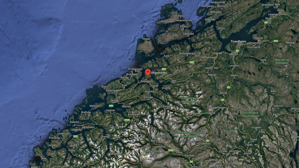 Aspøya ligger ikke langt fra Kristiansund, hvor Endre jobber.