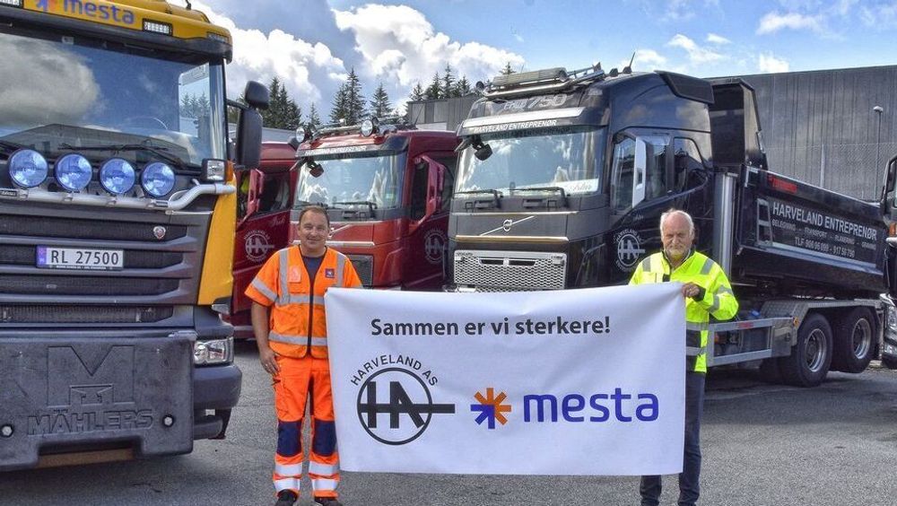 Mesta og Harveland inngår gjensidig samarbeid om drift og vedlikehold