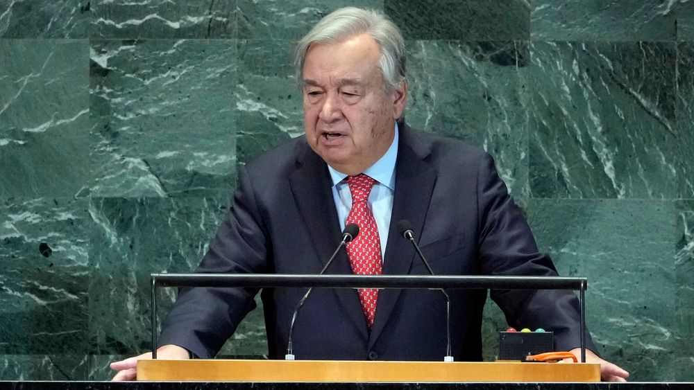 FN-sjef António Guterres vil ha slutt på at verdensledere kommer med tomme klimaløfter på den globale scenen.