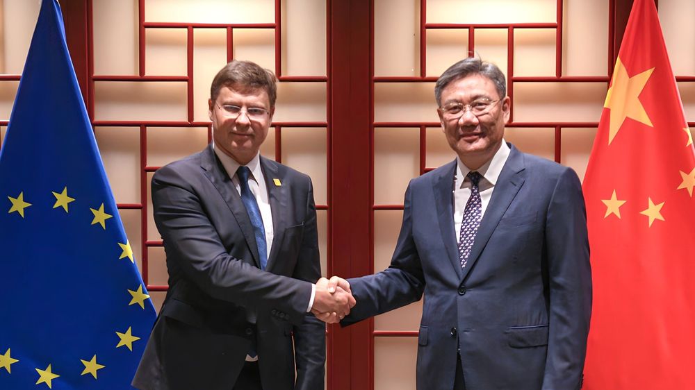 Denne uken møttes EU-kommisjonens visepresident Valdis Dombrovskis med Kinas minister for handel, Wang Wentao. EU er bekymret for relasjonene med Kina.