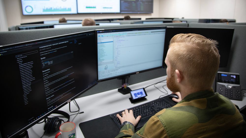 Cyberforsvarets sikkerhetssenter på Jørstadmoen leir.