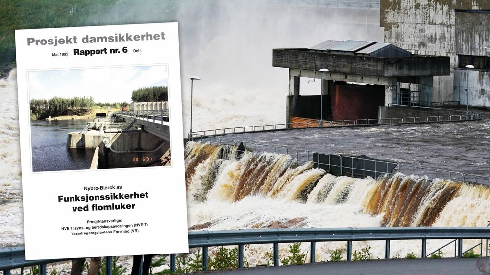 En rapport fra 1992 påviste ifølge NVE svake ledd i styringssystemet for flomlukene ved Braskereidfoss kraftverk.