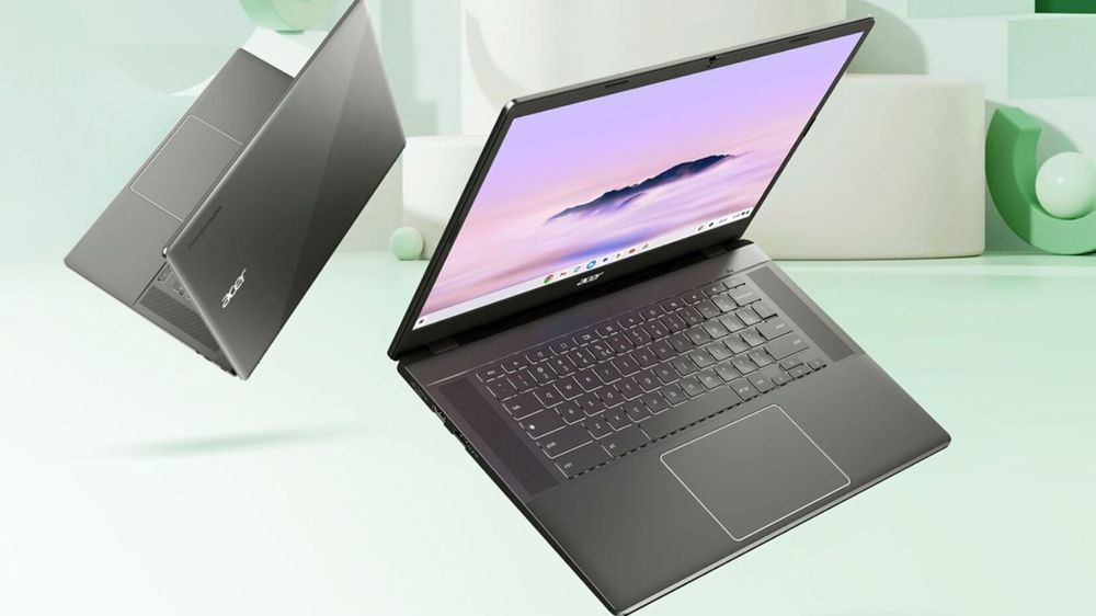 Google har avduket Sitt nye Chromebook Plus-konsept. Dette er en av de nye modellene, Acer Chromebook Plus 515.