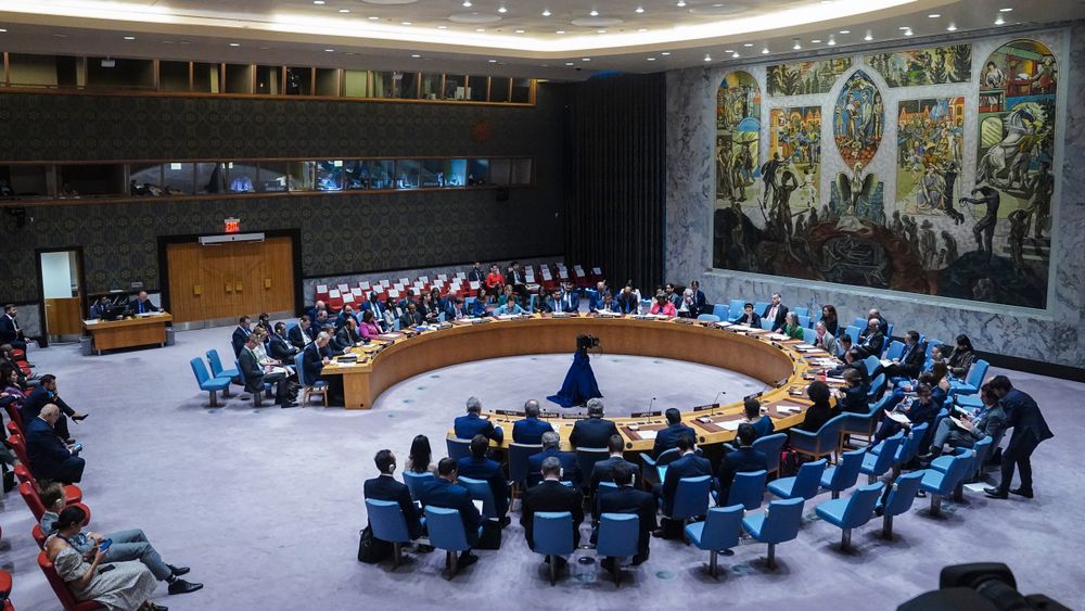 FNs sikkerhetsråd har hasteinnkalt til et krisemøte om situasjonen i Israel søndag ettermiddag lokal tid. Her fra et møte 21. september.