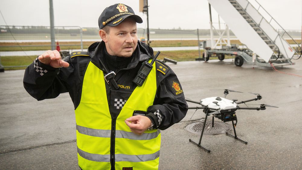 Jan Otto Johansen er fagsjef for mottiltak mot droner i politiet, underlagt bombegruppen ved politiets nasjonale beredskapssenter på Taraldrud.