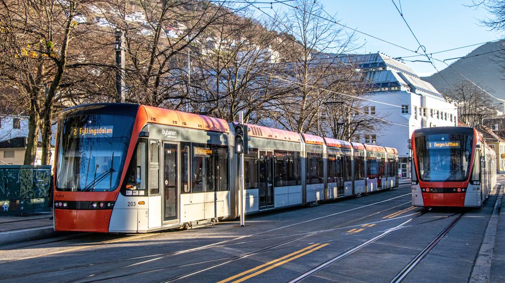 I september hadde Jernbanetilsynet tilsyn med Bybanen i Bergen. 