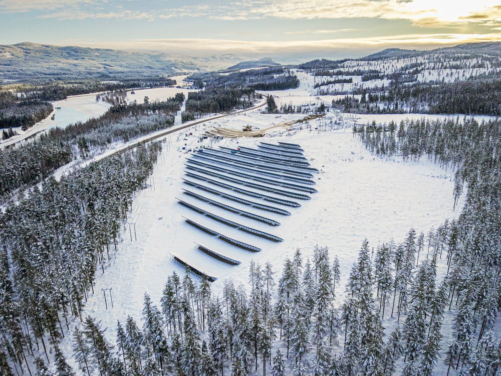 På Furuseth i Stor-Elvdal bygger Solgrid AS en solcellepark på 7 MW. Den er allerede delvis i drift og blir Norges største når den er ferdig til våren. 