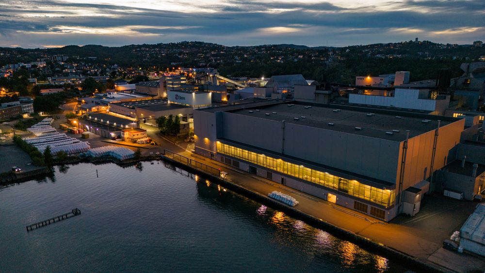 Fiskaa teknologipark vest for sentrum av Kristiansand der REC Solar holder til. Nå legger de ned virksomheten i Norge.