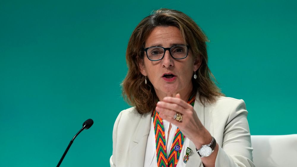 En fantastisk nyhet, sier Spanias energiminister Teresa Ribera om avtalen.