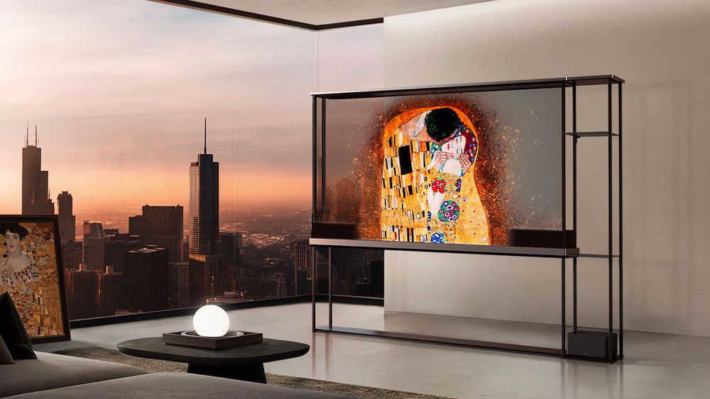 Den nye TV-en fra LG er både gjennomsiktig og trådløs og tilhører dermed et meget smalt produktsegment.