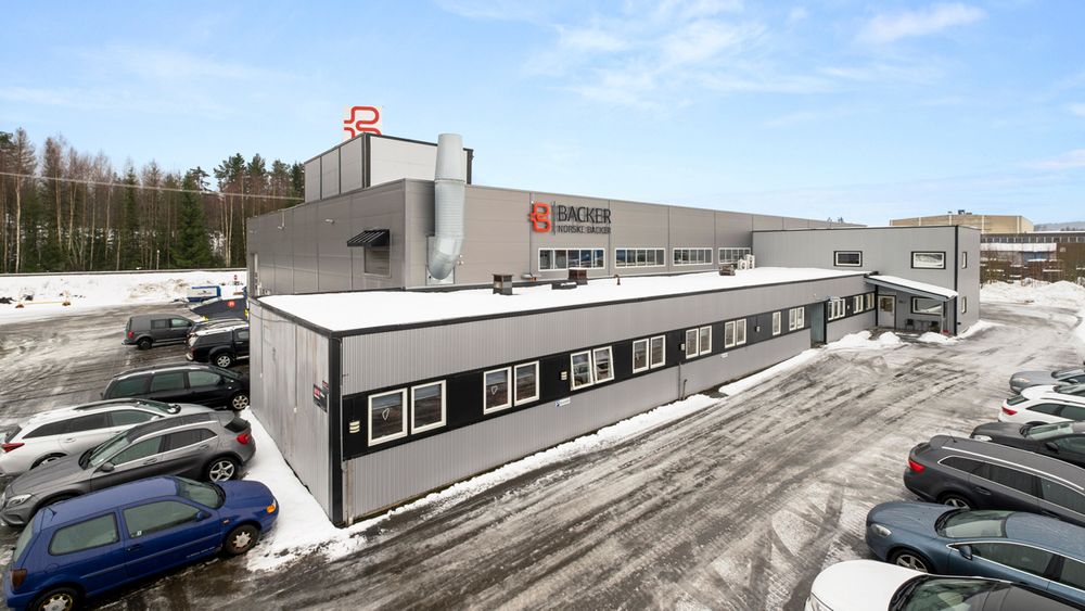 Backers produksjonslokaler på SIVA Industriområde på Kongsvinger.