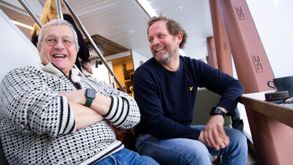 Karl Strømsem (t.v.) og Morten Lyssand vil realisere sitt nedsenkbare oppdrettskonsept utenfor Norge.