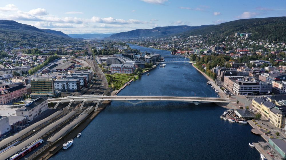 Slik skal det bli når nye Drammen stasjon står ferdig senhøsten 2025.