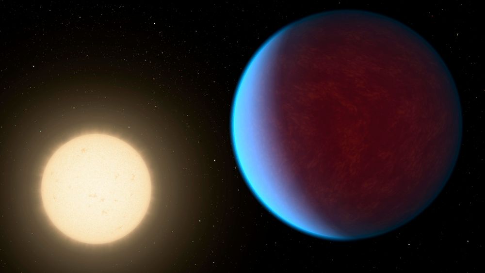 Fordi Gliese 12b ligger nærmere sin stjerne enn jorden, tar en runde rundt dvergstjernen 12,8 dager. Det tilsvarer lengden på ett år for planeten. Bildet viser ikke Gliese 12b, men planeten 55 Cancri e.