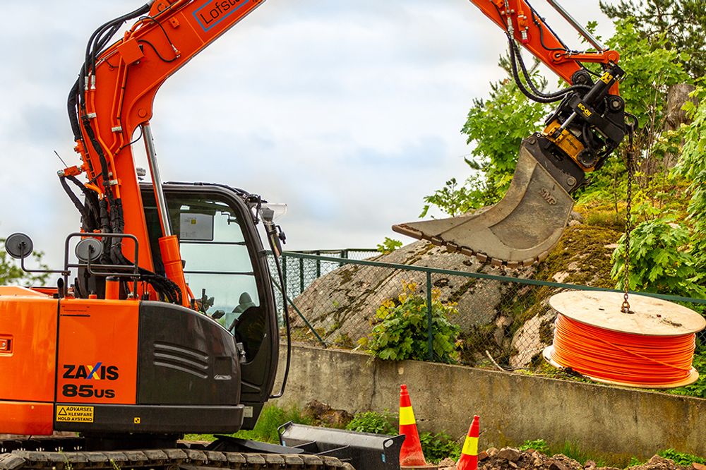 Selskapet skadet Telenors fiber- og kobberkabler flere ganger da de bygde ut fibernett for Globalconnect. Bildet er kun brukt som en illustrasjon.