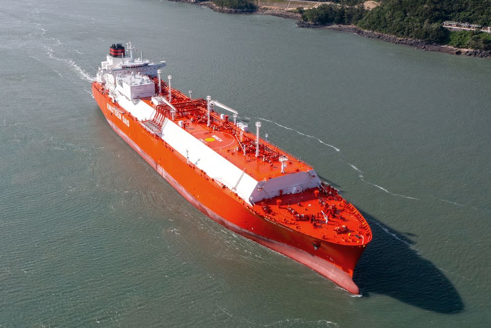 LNG-tankeren Extremadura Knutsen ble levert i 2023 og er en del av nybyggingsprosjektet som til sammen teller 27 skip.