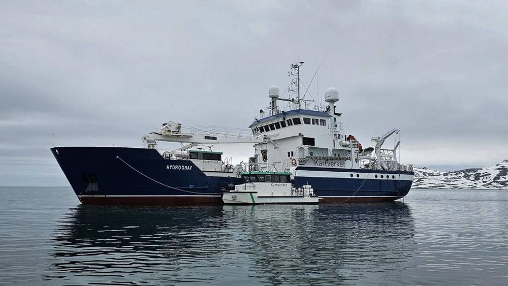MS «Hydrograf» er et av Kartverkets fartøy som skal sjømåle Svalbard fra midten av juni til slutten av september.
