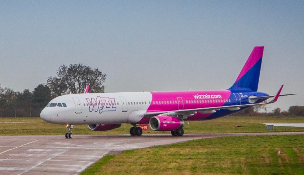 Det var om bord i et slikt Airbus A320-fly fra Wizz Air at en mobiltelefon tok fyr i juni 2022.