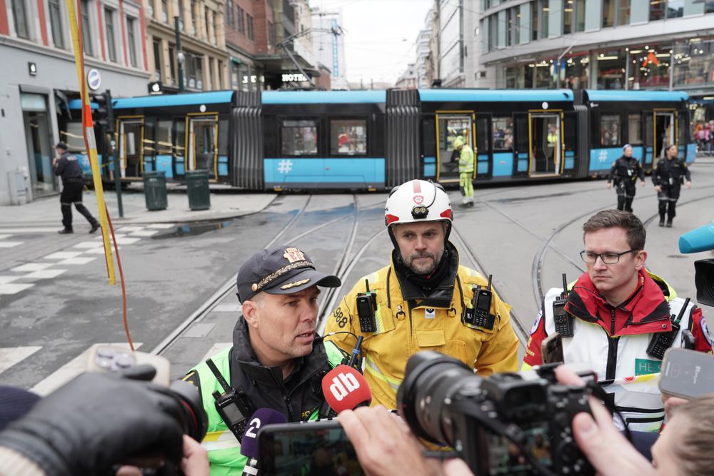 Trikken sporet av kjørte inn i Eplehuset i Storgata i Oslo sentrum. Nå har politiet henlagt saken.