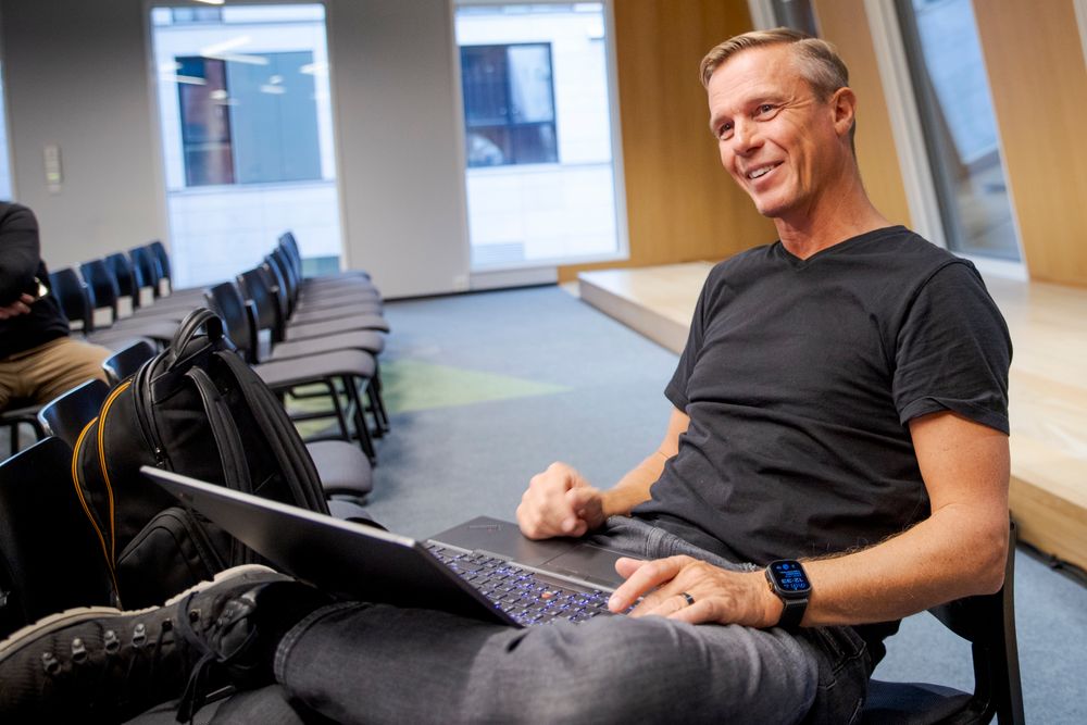 Troy Hunt på besøk hos Microsoft i Norge.