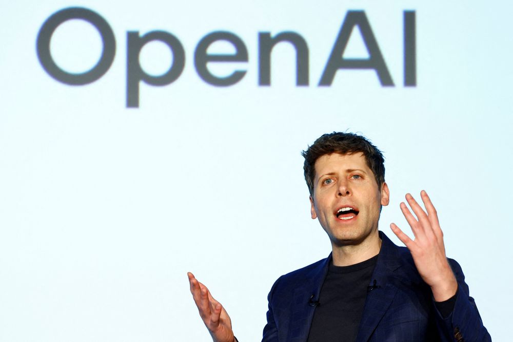 Open AI-sjef Sam Altman under et arrangement for å promotere KI for bedrifter i Tokyo.