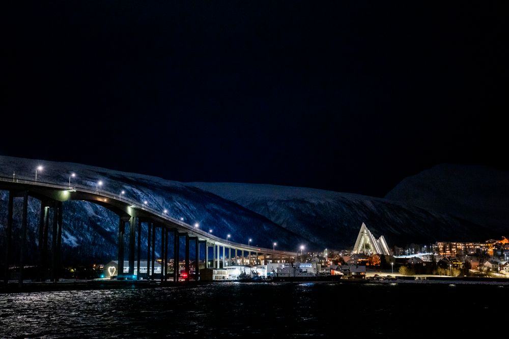 Husholdninger i Nord-Norge hadde tapt på regjeringens norgespris med strømprisene som var i januar. Her fra Tromsø.