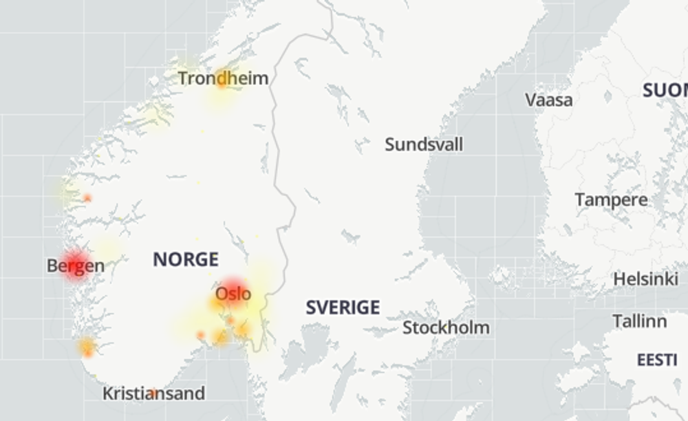 Norske Azure-kunder opplever problemer torsdag ettermiddag. 