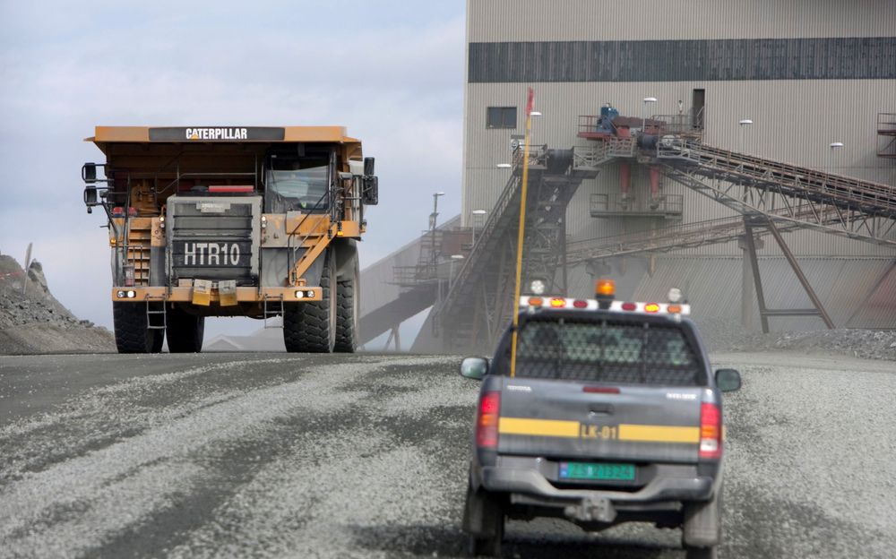 Slik så det ut da Sydvaranger Gruve i Kirkenes startet opp driften på nytt i 2010, 13 år etter at den statlige gruvedriften ble stanset.