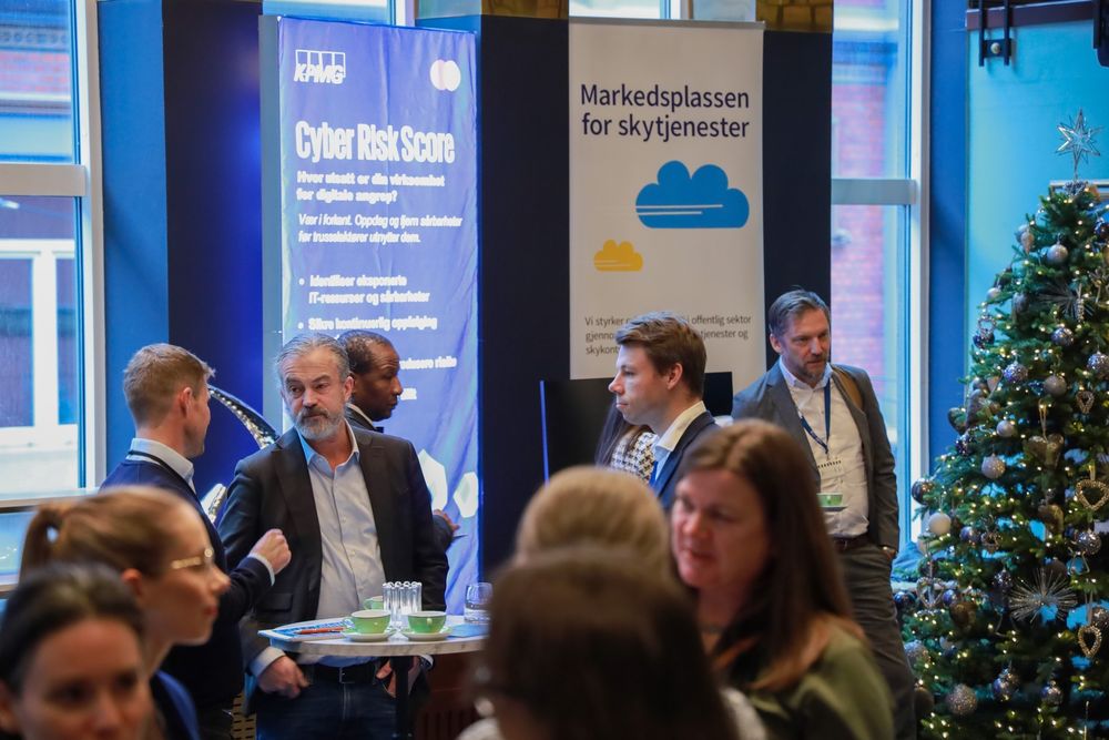 Markedsplassen for skytjenester er i gang med å rulle ut kontrakter verdt nærmere 12 milliarder kroner i markedet. Her fra Statens Innkjøpsforum i november i fjor. 