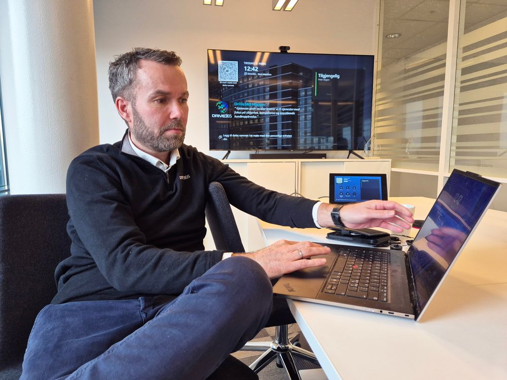 − Nesten hvert eneste kundemøte handler nå om hvordan man kan ivareta datasikkerheten i lys av dagens sikkerhetspolitiske situasjon, sier Kjell Rune Øyrås, daglig leder i Drive365