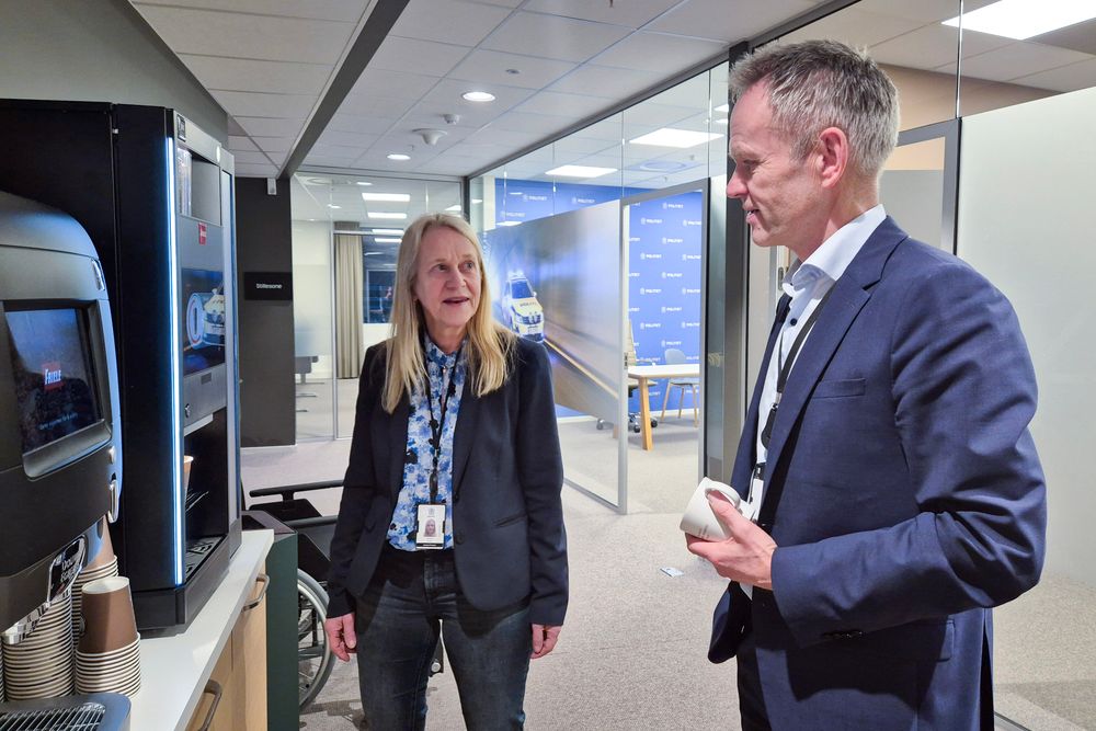 Tidligere PIT-sjef Catherine Janson og politidirektør Håkon Skulstad håper på flere milliarder å digitalisere for i årene fremover. Det vil kreve mye av etaten.
