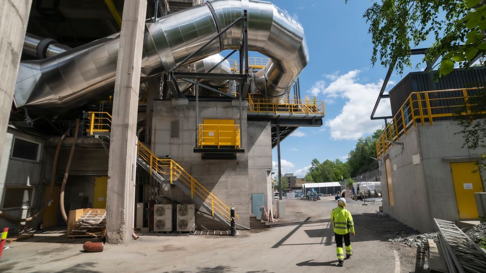 Karbonfangstanlegget i Brevik er verdens første i sementindustrien.