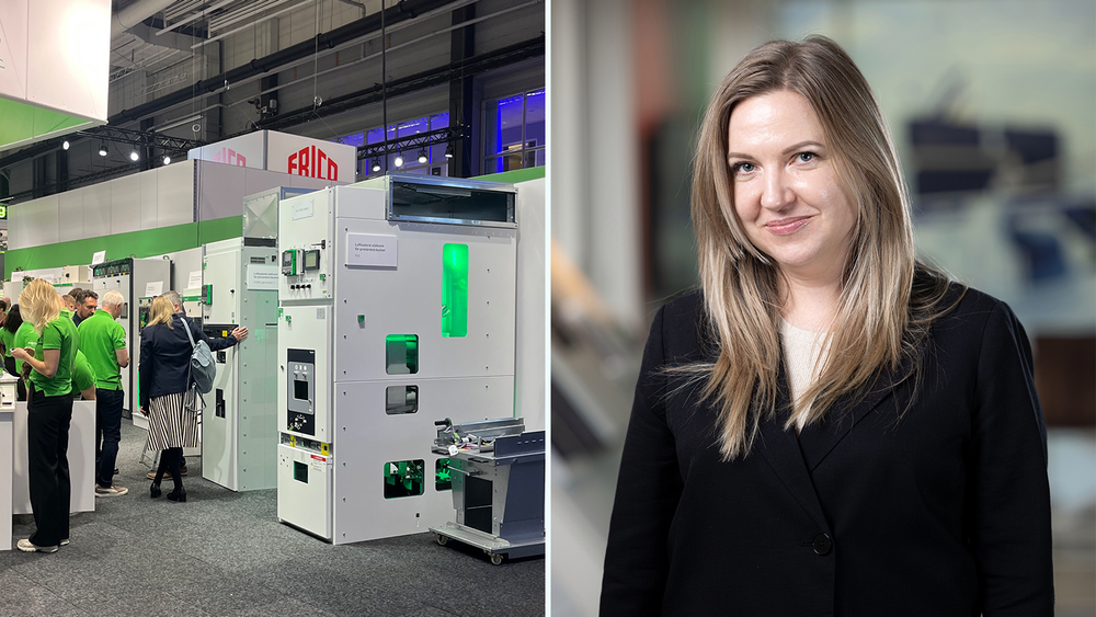PIX ble utstilt på elektromessen Elfack i Sverige i mai. – Med et fleksibelt system for fjernovervåking som monitorerer tilstanden til koblingsanlegget døgnet rundt, kan daglig drift og vedlikehold skje uanstrengt og trygt, sier Offer Manager Irina Kuznetsova i Schneider Electric.