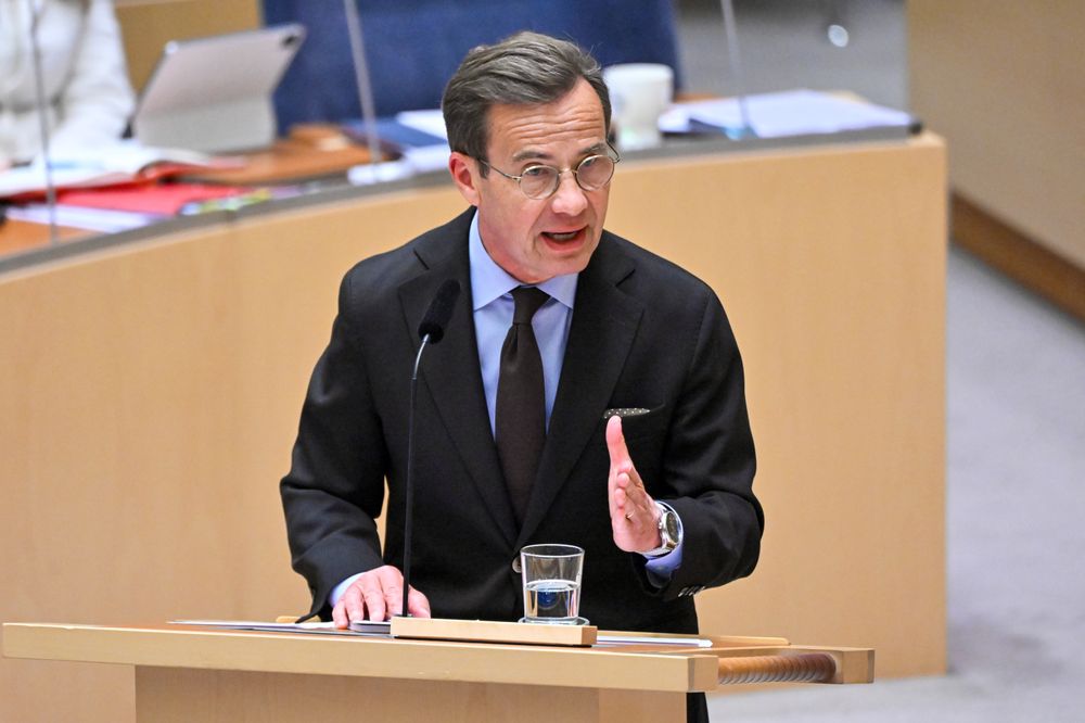 Sveriges statsminister Ulf Kristersson.