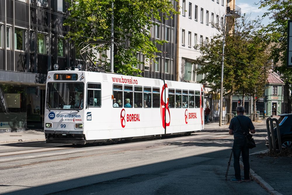 Gråkallbanen linje 9 i Trondheim.