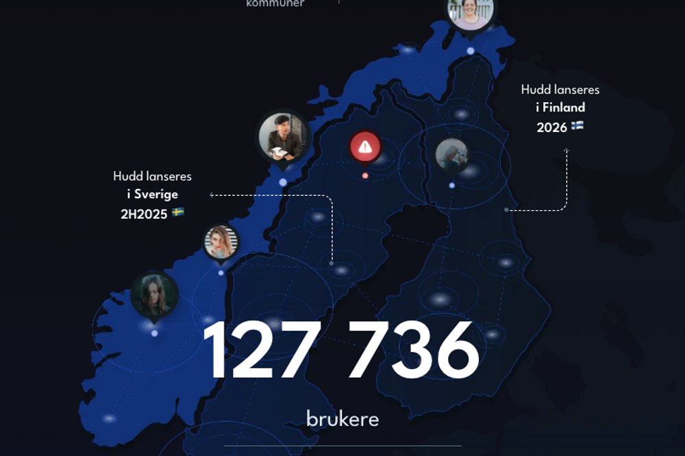 Den norskutviklede sosiale medier-plattformen Hudd har nå over 127 000 brukere.