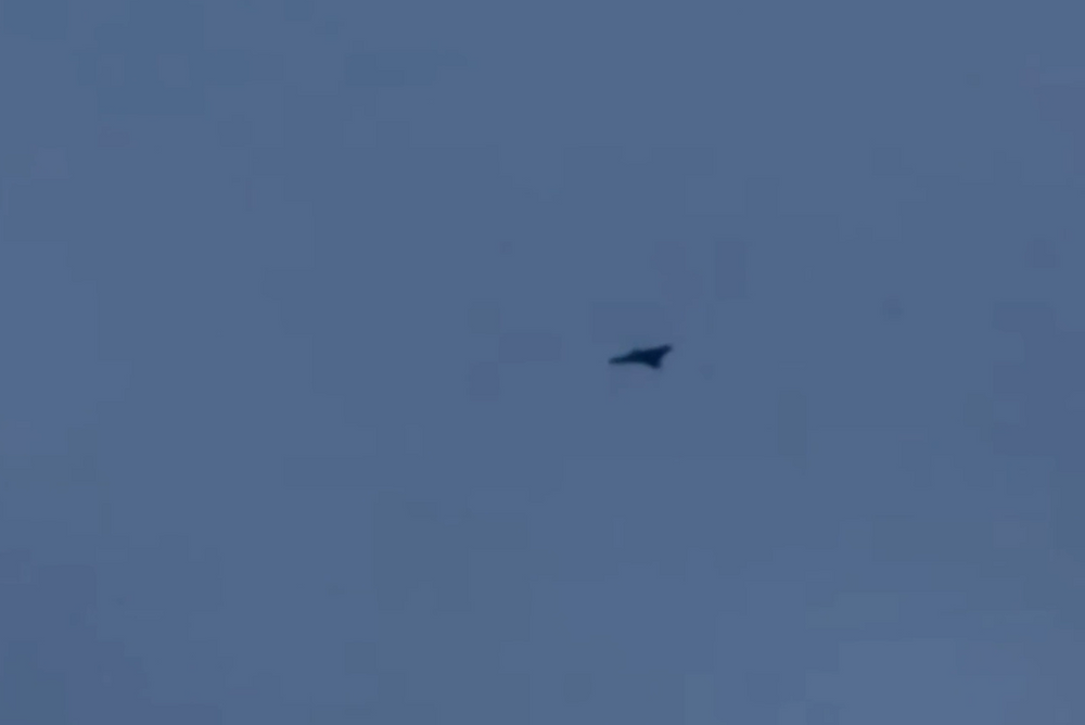 Dette skal være dronen som fløy over Litauen mandag morgen. Siden har angivelig ingen sett den, så det antas at den har styrtet. Den kom fra Belarus.