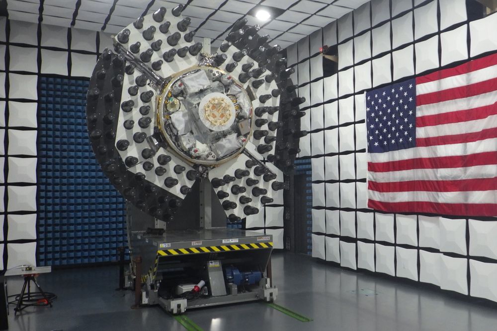 Antennedelen av den eksperimentelle navigasjonssatellitten NTS-3.