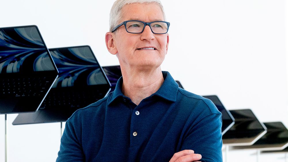 Apple, her ved sjefen Tim Cook, skal basere seg på Googles KI-teknologi fremover.