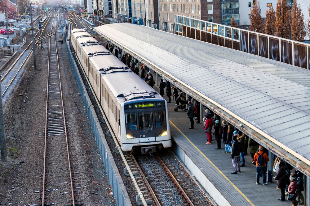 Mandag ble t-banetrafikken i Oslo rammet av to avsporinger.