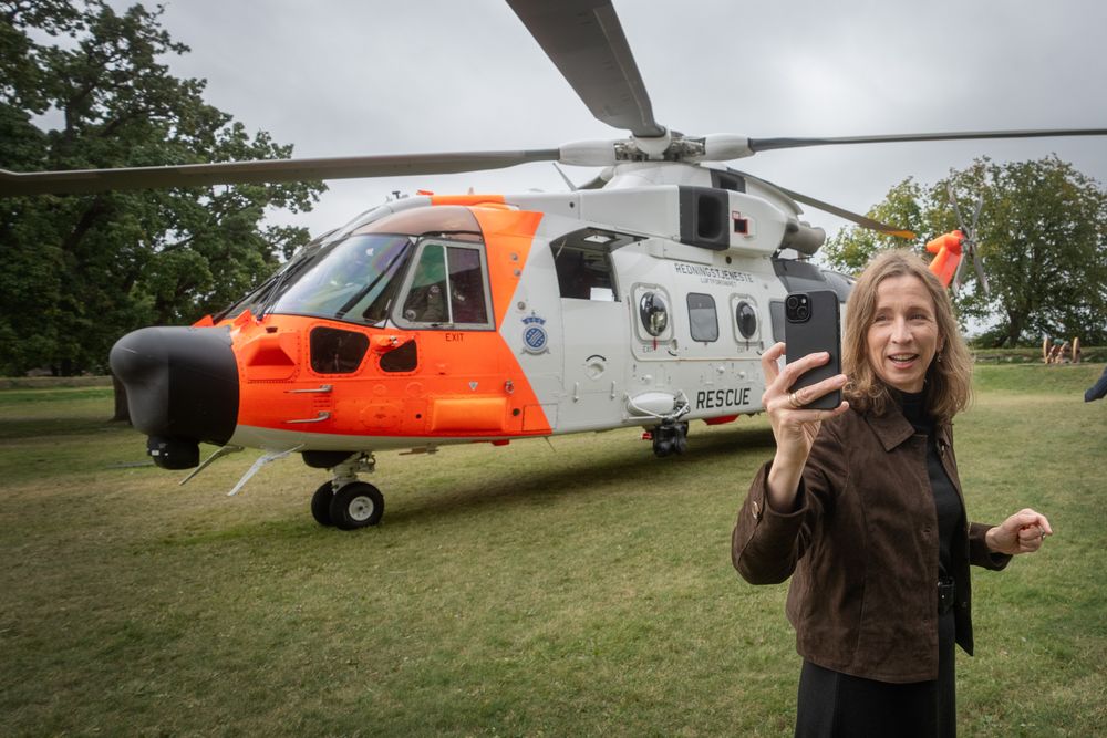 Justisminister Astri Aas-Hansen markerte i sommer at alle de bestilte AW101 SAR Queen nå er i drift.