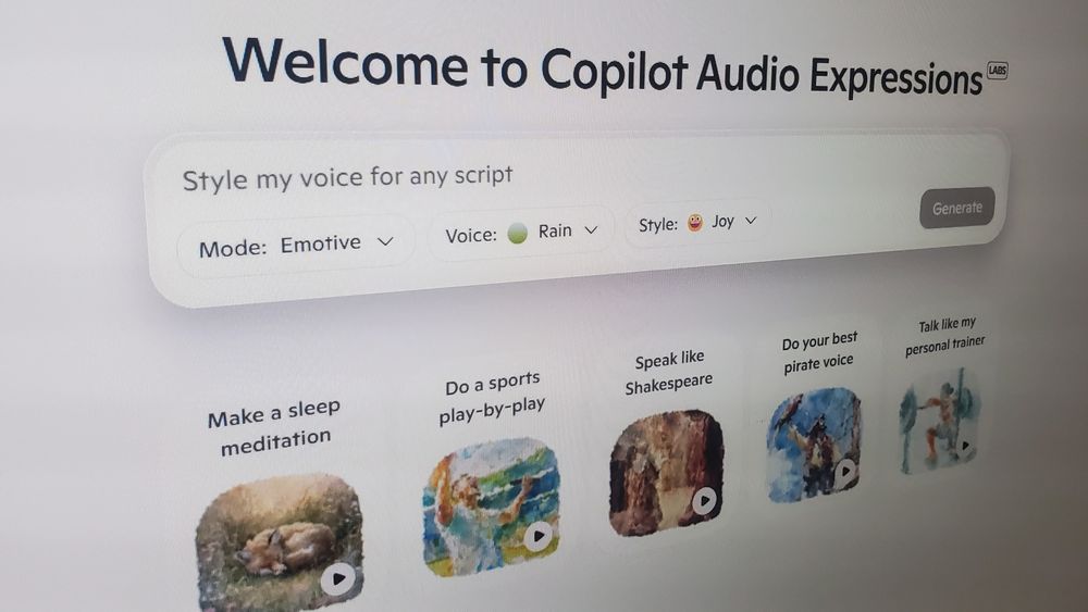 En av Microsofts nye KI-modeller fokuserer på stemmegenerering og kan testes som en egen Copilot-funksjon.