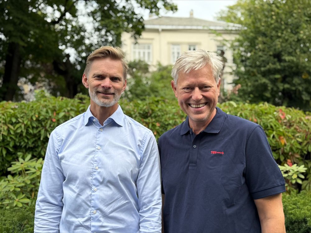 Øyvind Husby (f.v.) og Pål Wien Espen i Tek Norge.