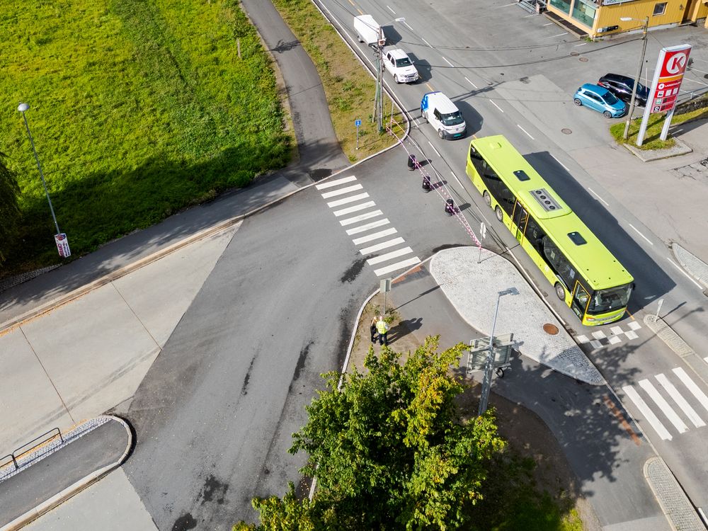 Fra onsdag 20. august har Skedsmo bussterminal vært stengt for trafikk. 