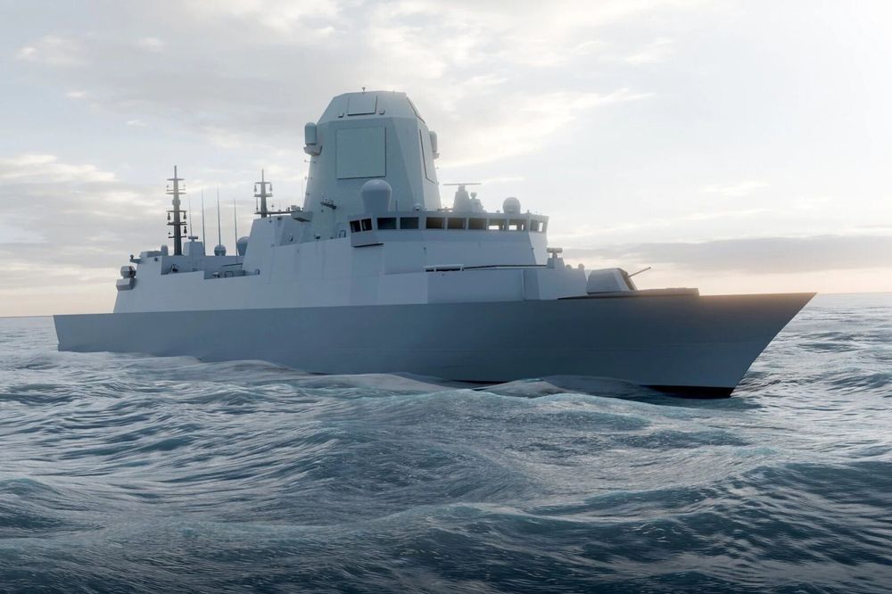 Moderskipet i BAE Systems' nye jagerkonsept med flere lavt bemannede «datterskip».