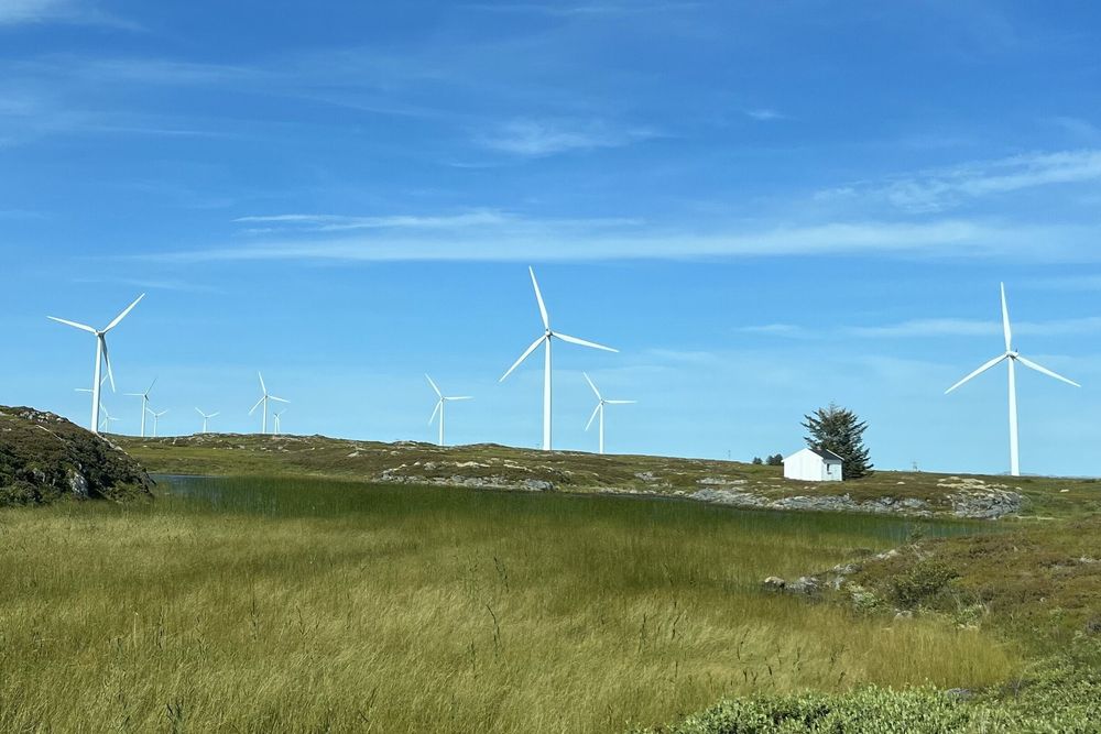 Det er fem tilleggselementer til produksjonskostnadene for vindkraft, og de ender i praksis på strømregningen til folk, skriver innleggsforfatterne. Bildet er fra Smøla vindpark.